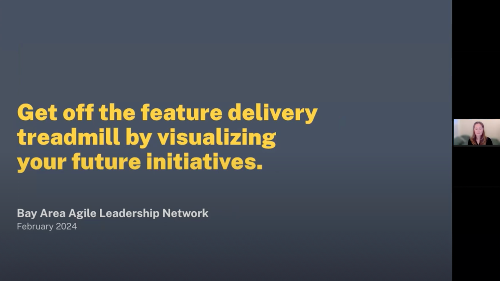 Get off the feature delivery treadmill by visualizing your future initiatives